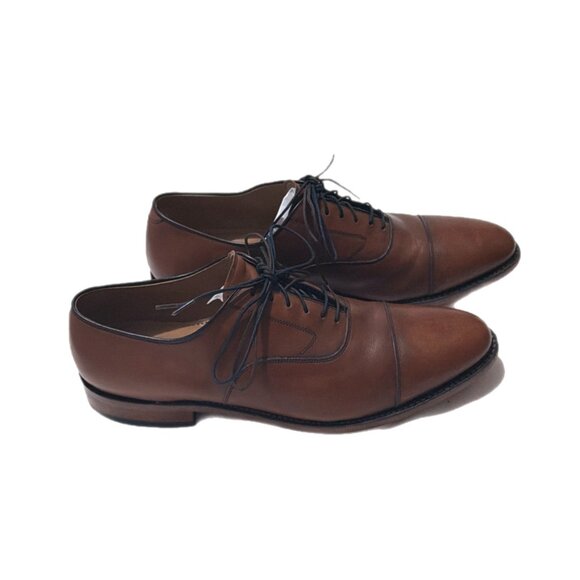 Johnston & Murphy Shoes Mens 12 Brown Leather Oxford Career Event Dandy Academia main image 12